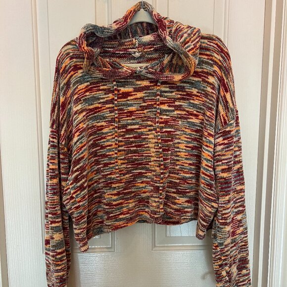 Knit Hooded L/S Top - Picture 1 of 4